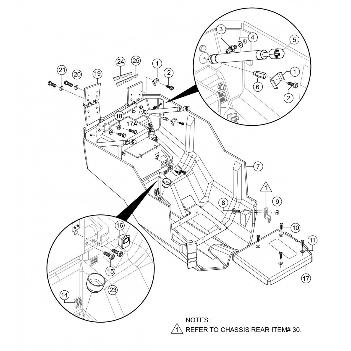Cover Hood Bottom Assembly Parts for Rammax RX1575 SN 5570001 and Below Trench Roller By Multiquip