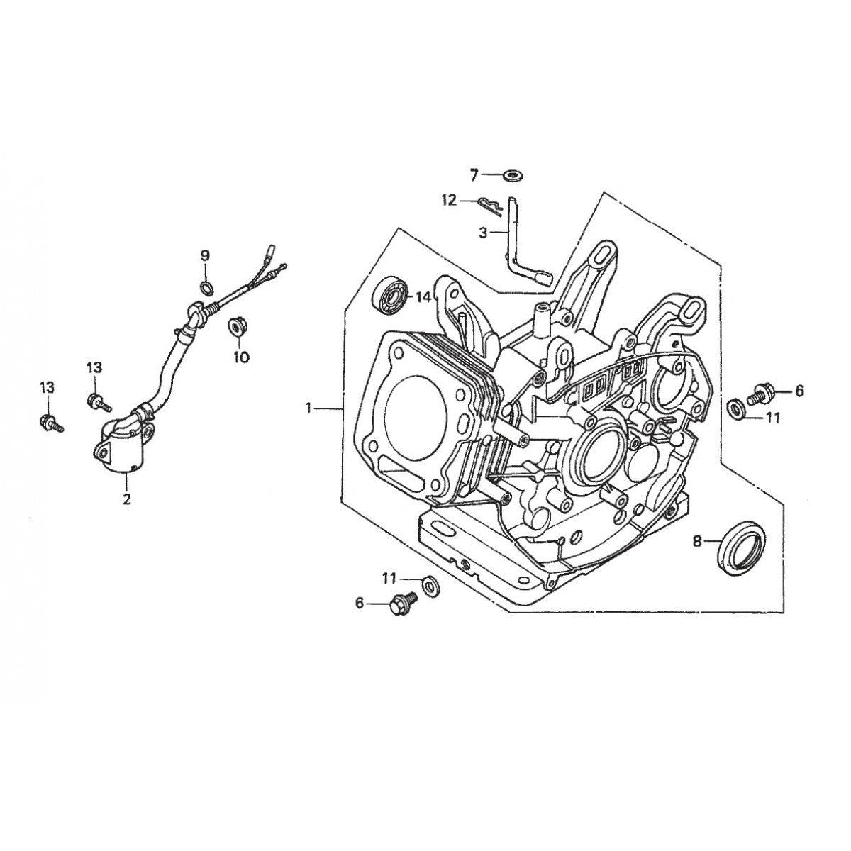 R2000H HONDA GX240K1QAE2 ENGINE- Cylinder Barrel Assy. Parts By Multiquip