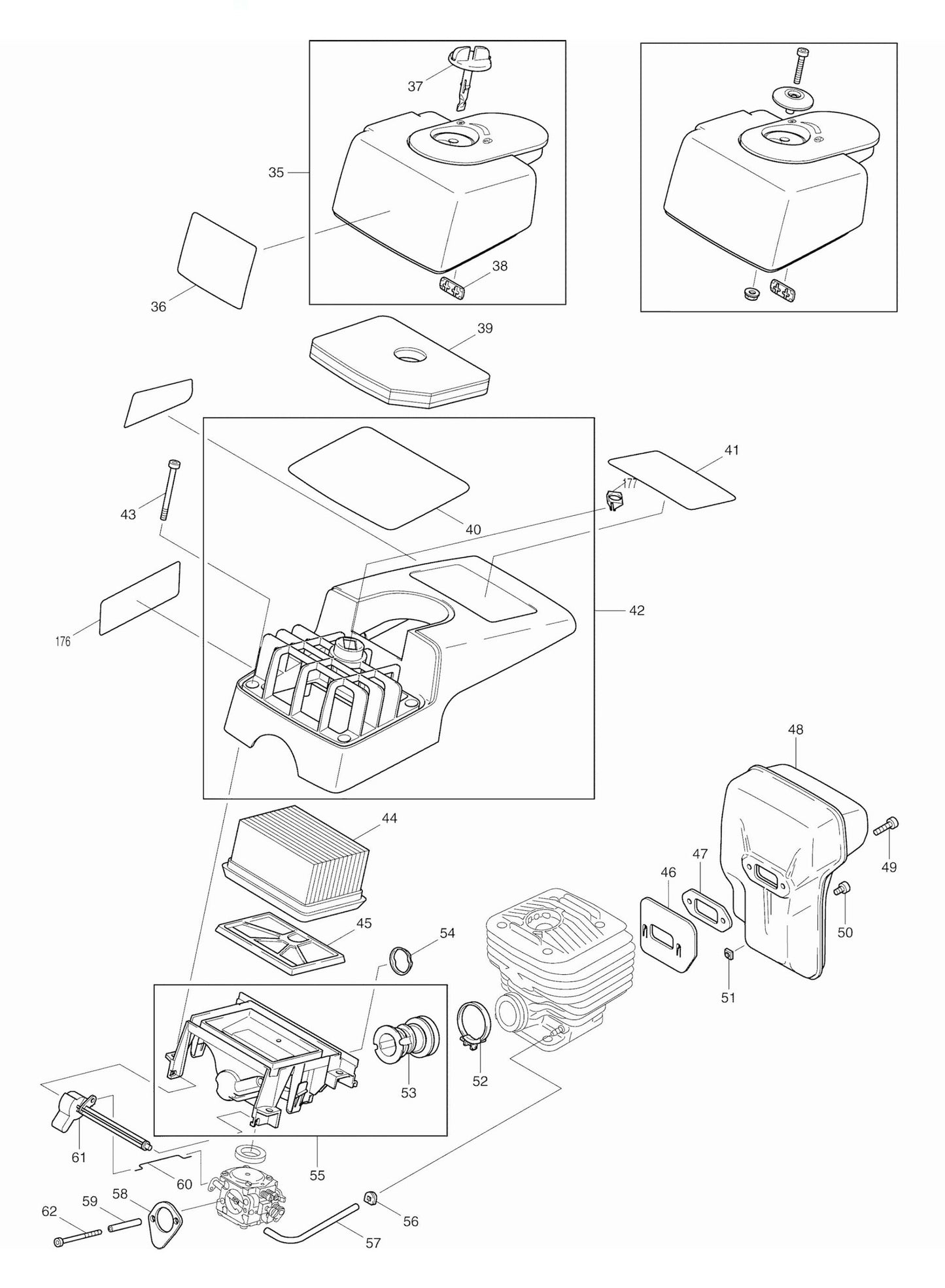 DPC6400 Cutter Assembly-1 Parts