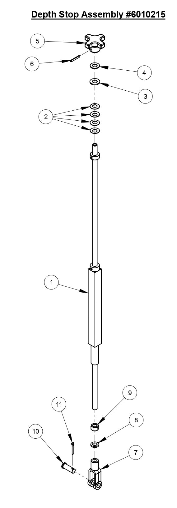 CC6540E Depth Stop Assembly