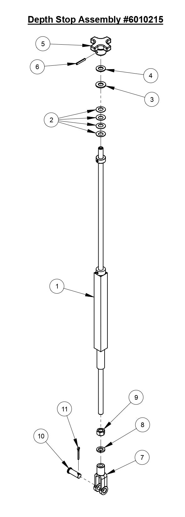 CC3535 Depth Stop Assembly