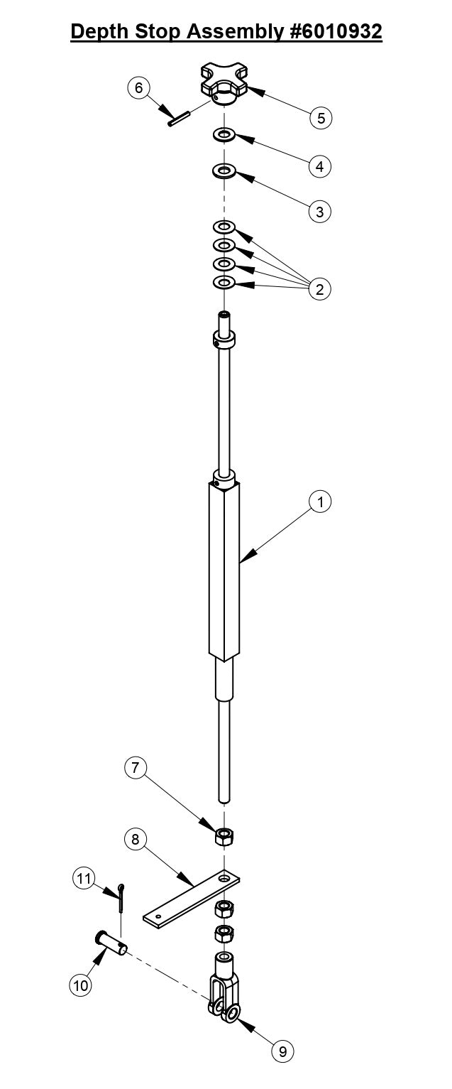 CC6160D Depth Stop Assembly