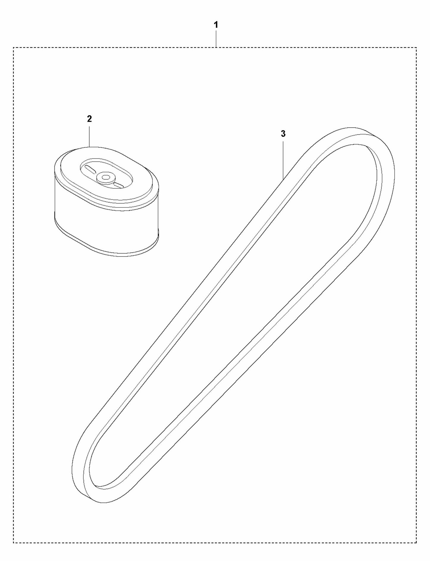 LFV 100 D 12 Months/200 Hours Service Kit-Honda Assembly Parts by Husqvarna