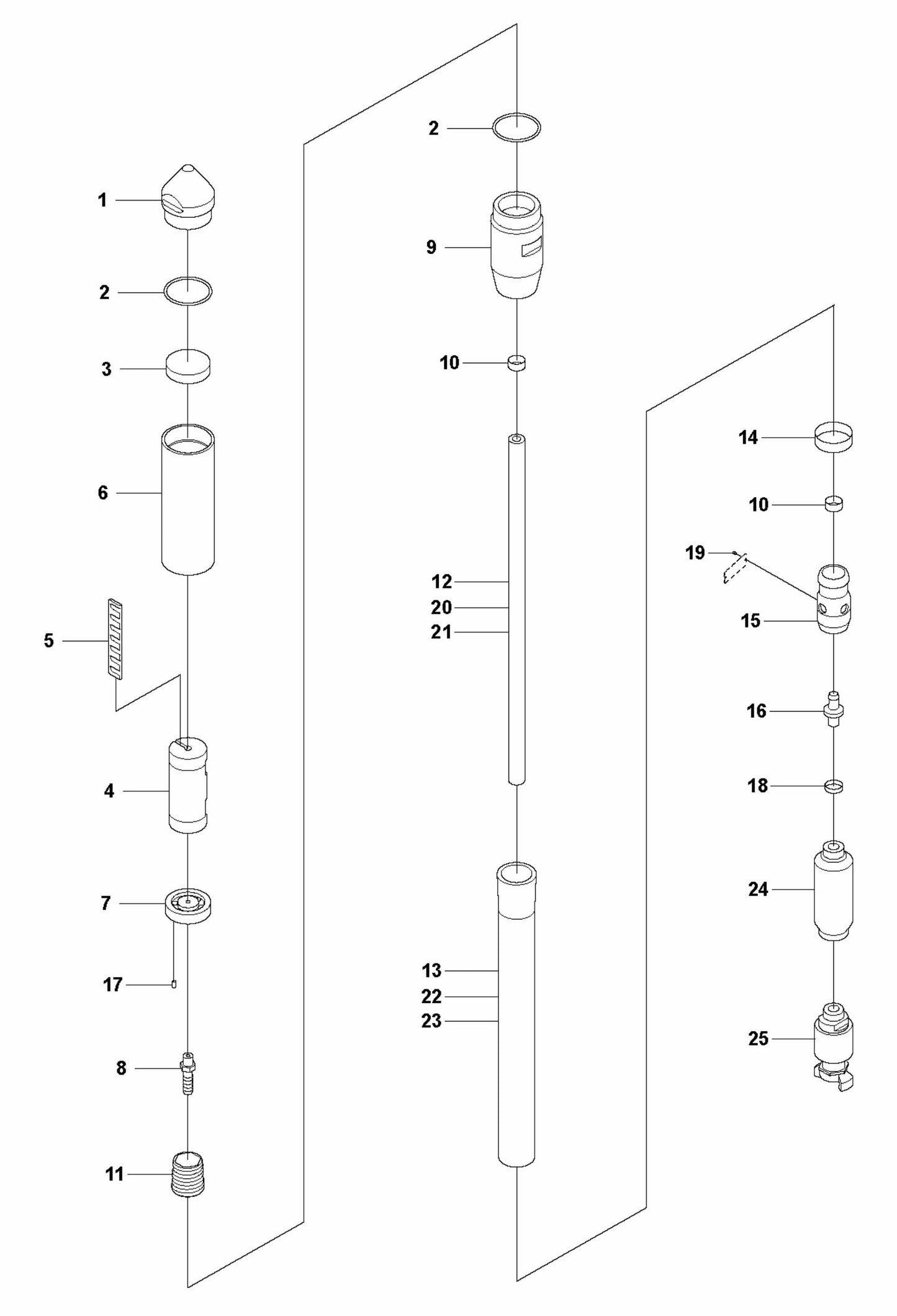 AY 67 SN 967 Complete Product Assembly Parts by Husqvarna