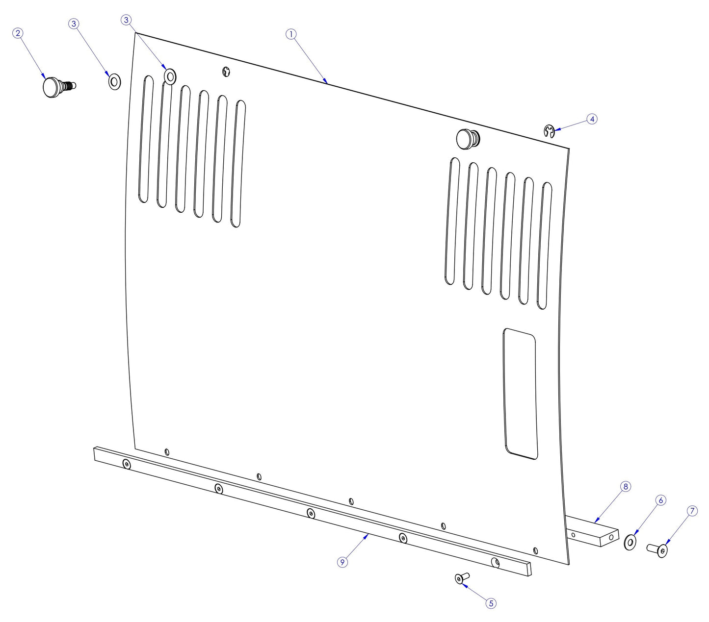 Soff Cut GX4200 Rear Access Assembly Parts by Husqvarna