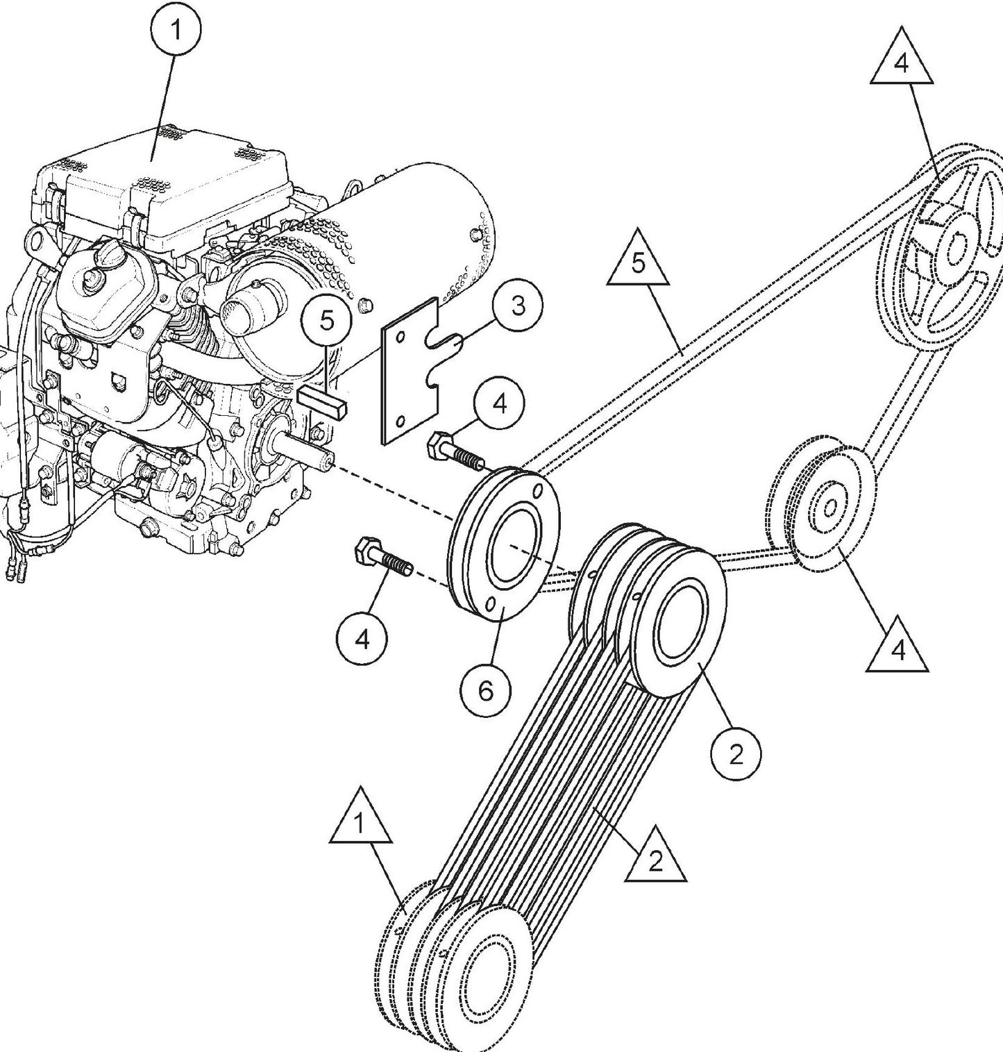 20HP Honda Engine Assembly Parts For SP2 13H20A SP2 S20H20A By Multiquip