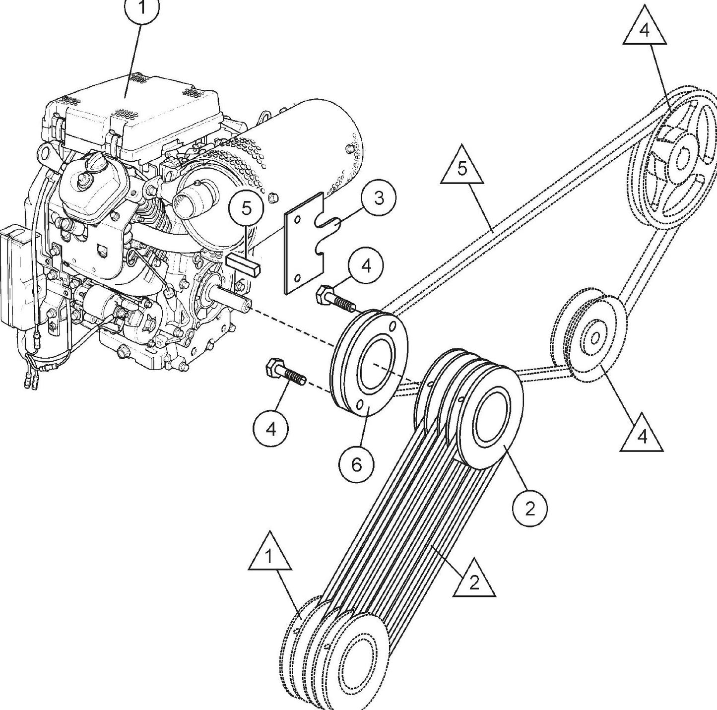 20HP Honda Engine Assembly Parts For SP2 CE13H20 SCE13H20 SCE20H20 BY Multiquip