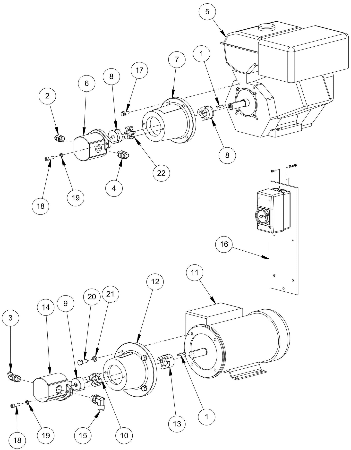 Engine Assembly Parts By MBW