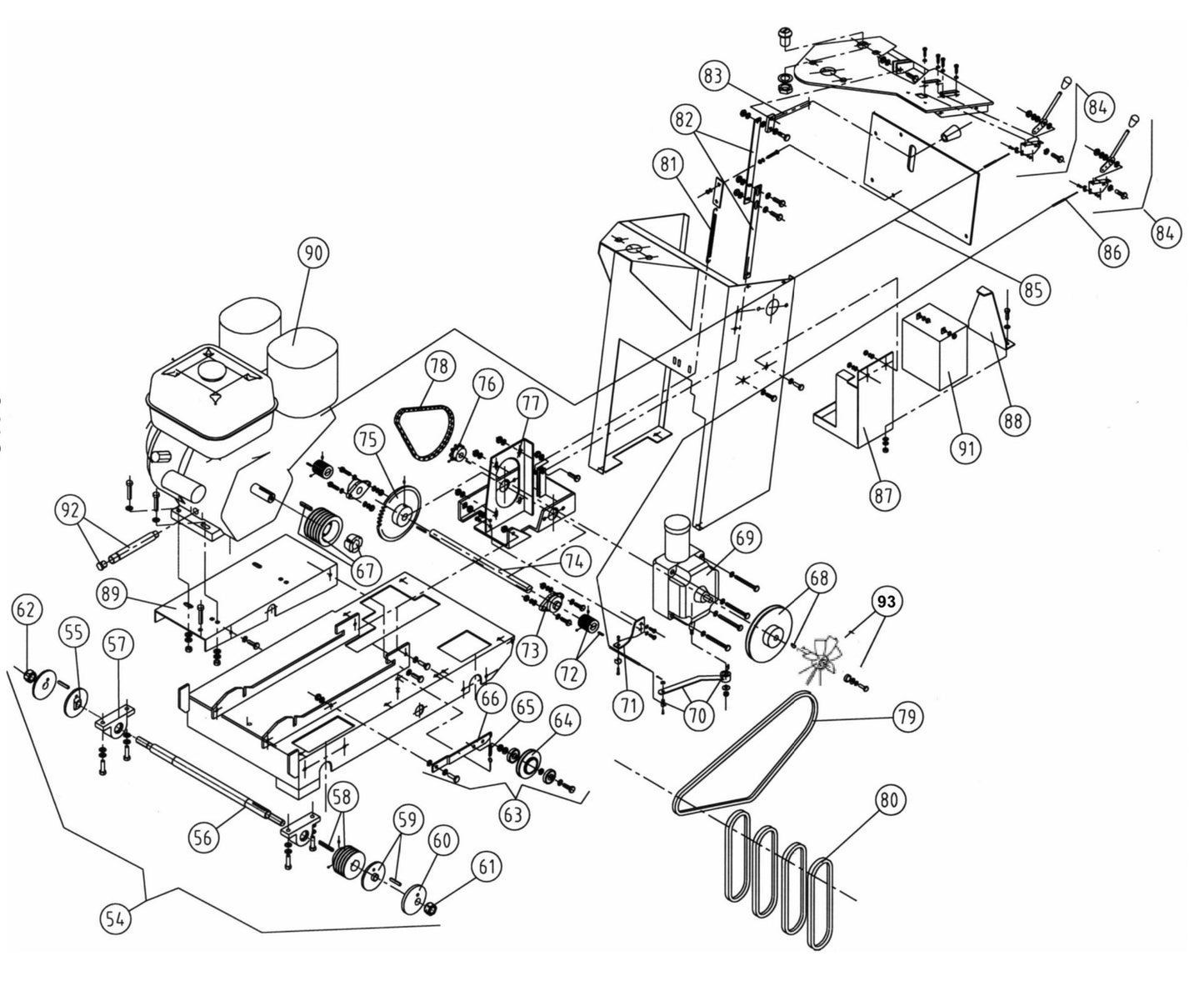 Engine Assembly Parts By Norton Clippers