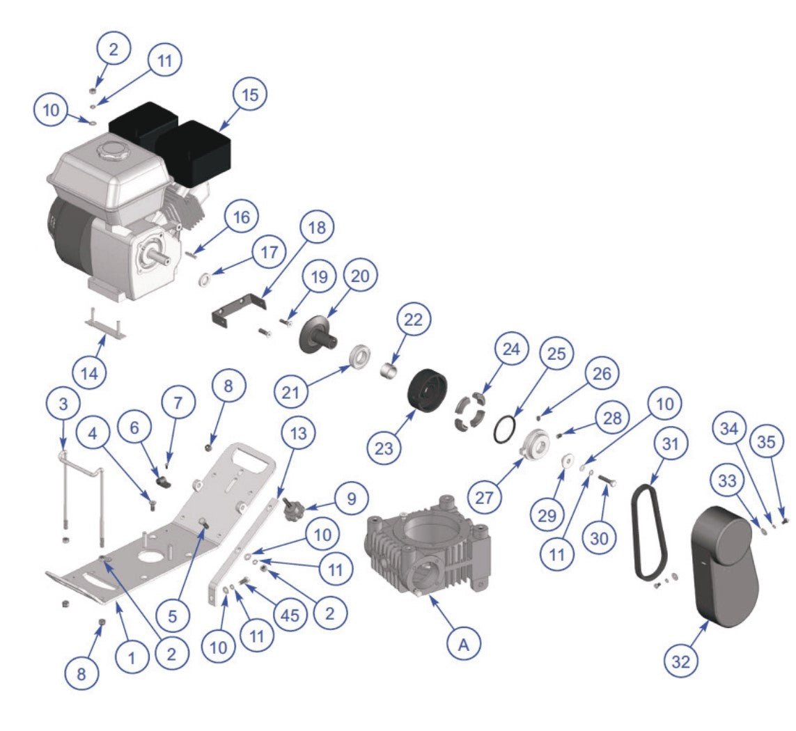 PRO424E Engine Clutch Assembly Parts By Allen Engineering