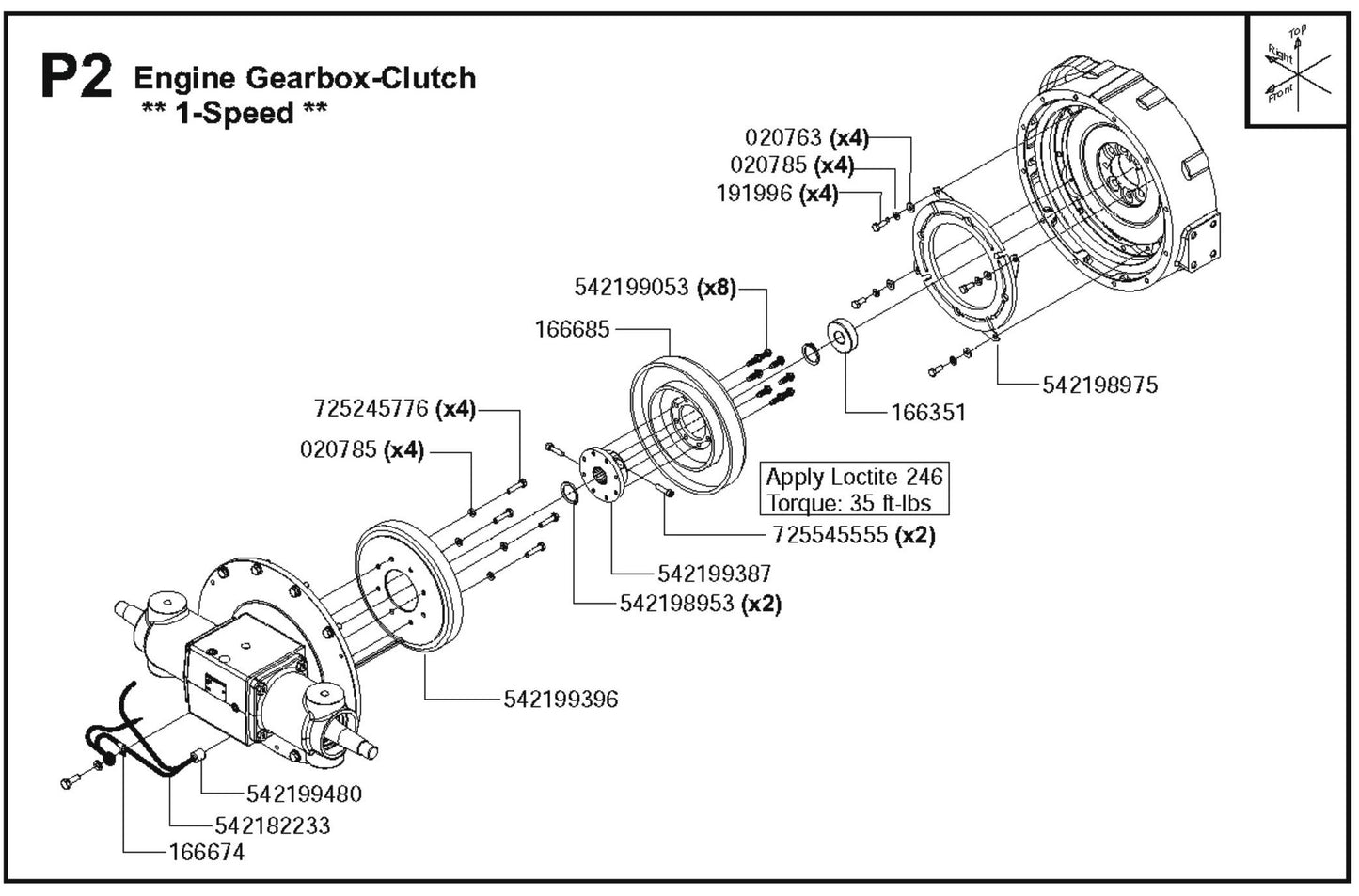 Engine Gearbox- Clutch Parts For FS6600D By Husqvarna