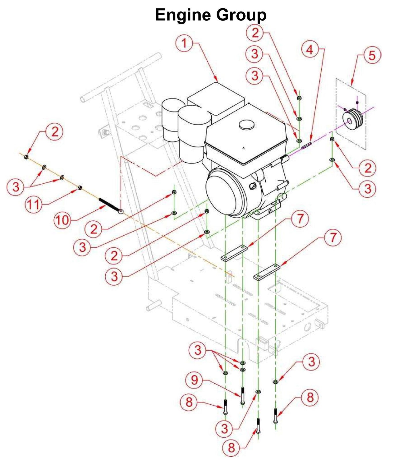 Engine Group Parts By Norton Clippers