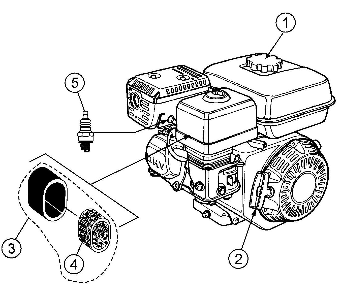 MQ QP402H Engine Service Assembly Parts By Multiquip