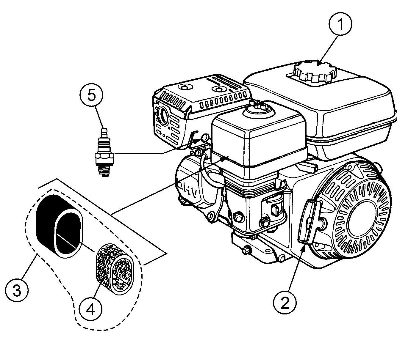 MQ QP2H Engine Service Parts By Multiquip