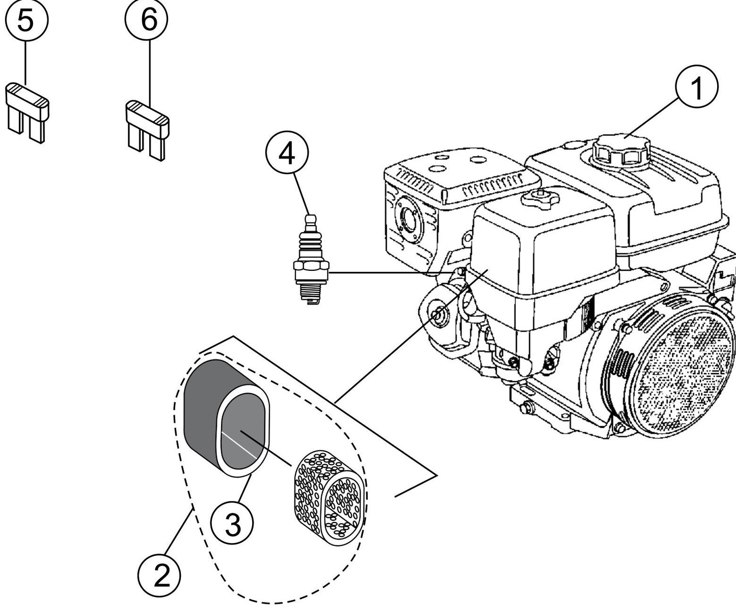 QP3TI HONDA iGX270UT2QZMD Engine Service Assembly Parts By Multiquip