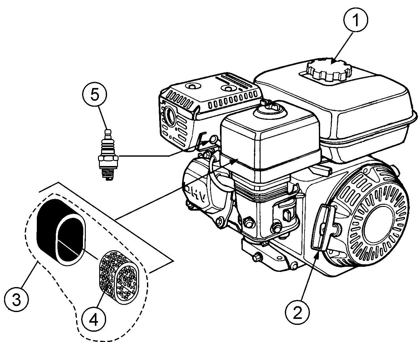 MQ QP205SH Engine Service Parts By MUltiquip