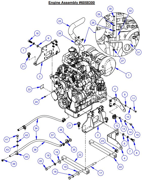 CC5048DCV Engine Assembly Parts