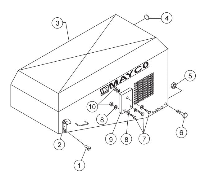 Hood Assembly Parts-C-30HDNI