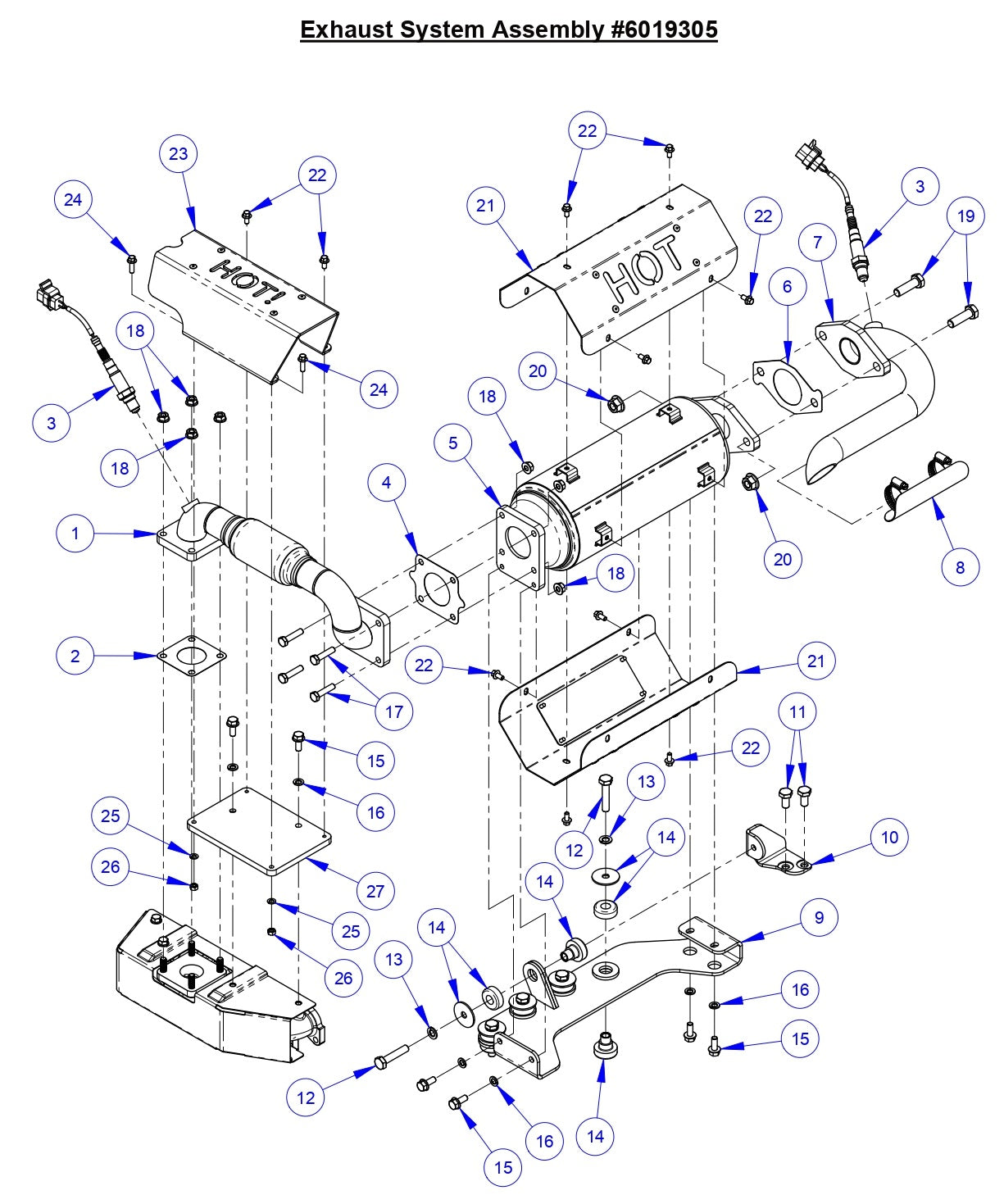 CC6561 Exhaust System Assembly