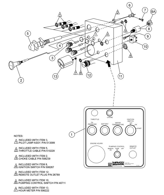 Control Box Assembly Parts-C30HDN NISSAN ENGINE