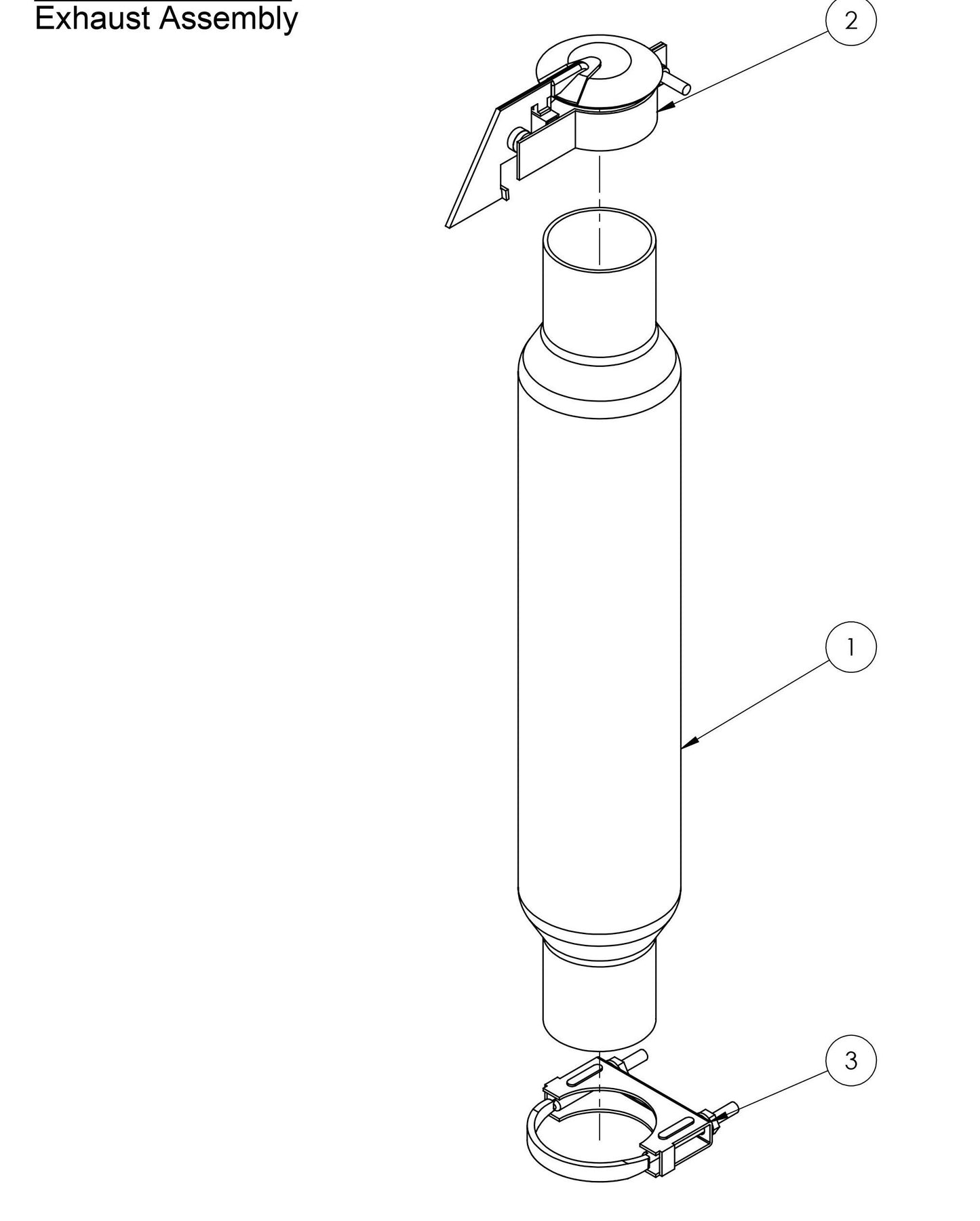 CC-110D-SS / CC-110D-DC Exhaust Assembly Parts