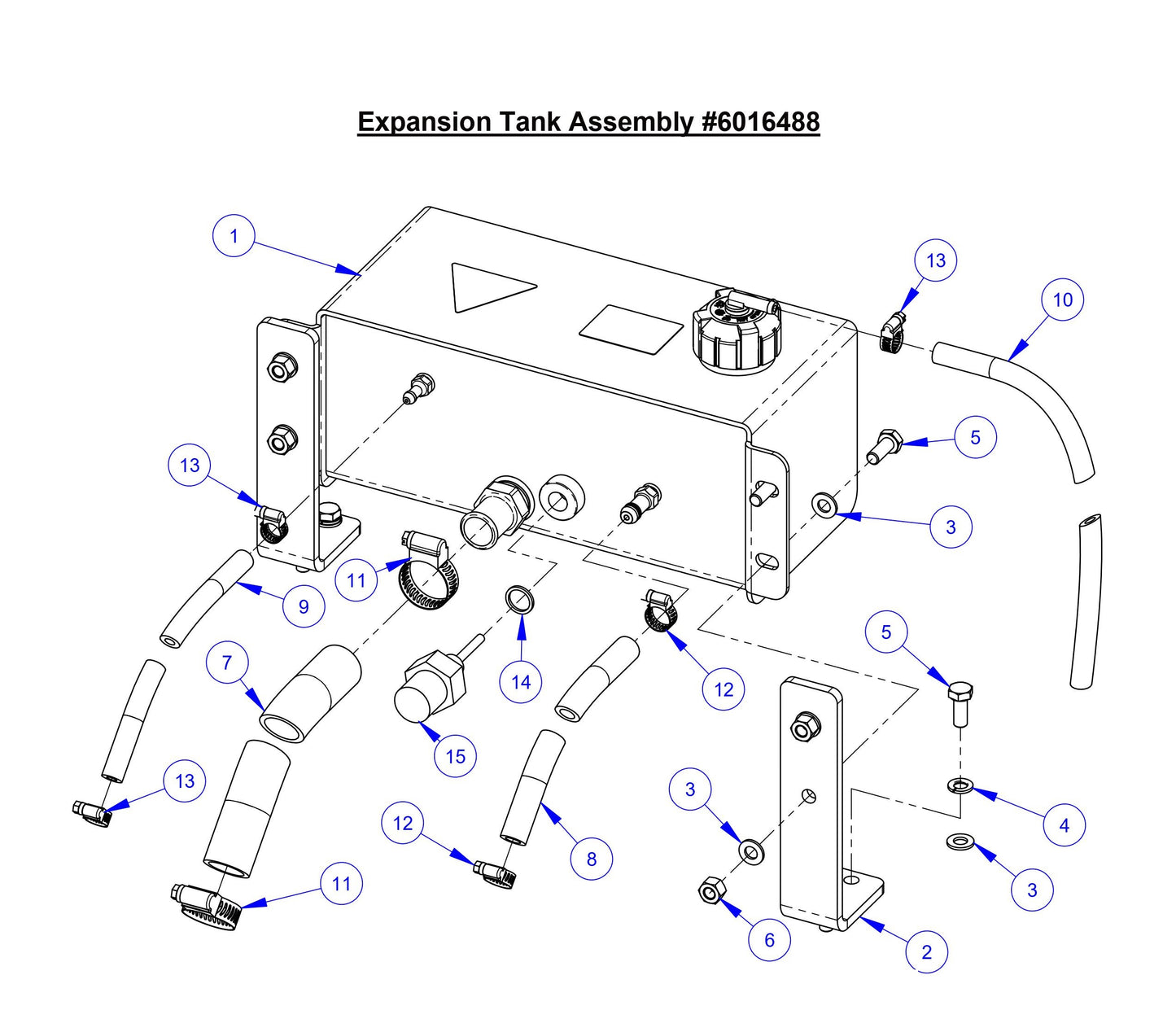CC8574DD Expansion Tank Assembly