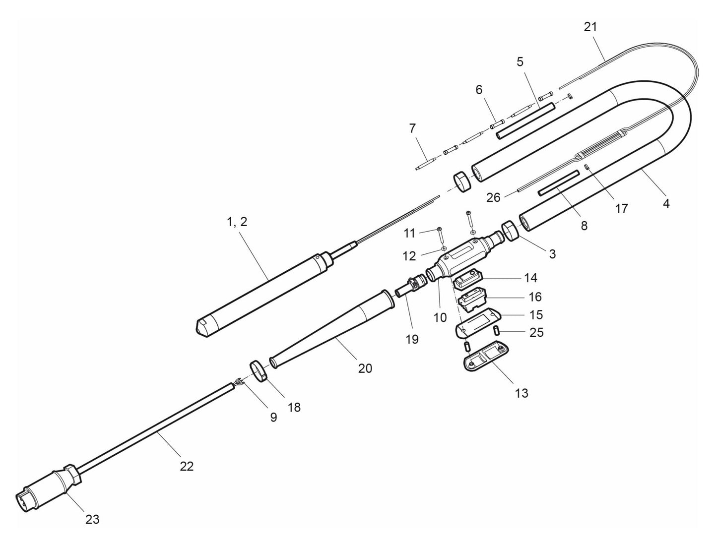 AX36 42V-3-200Hz Complete Product Assembly Parts by husqvarna