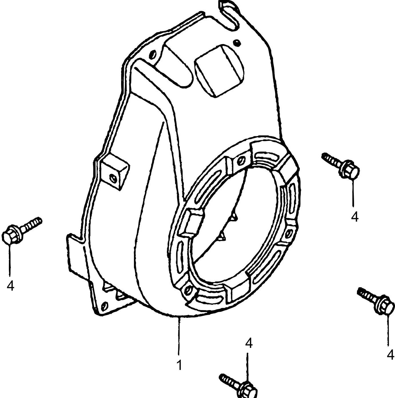 MTX80HDR Honda GX120RTKRBF Engine Fan Cover Assembly Parts