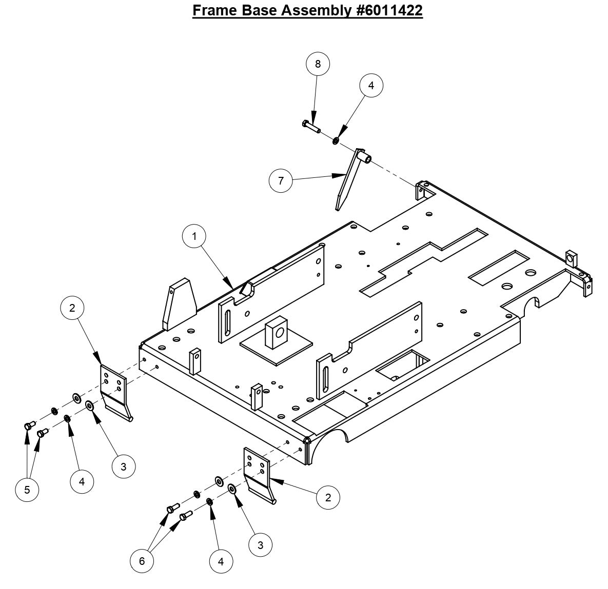 CC3535 Frame Base Assembly