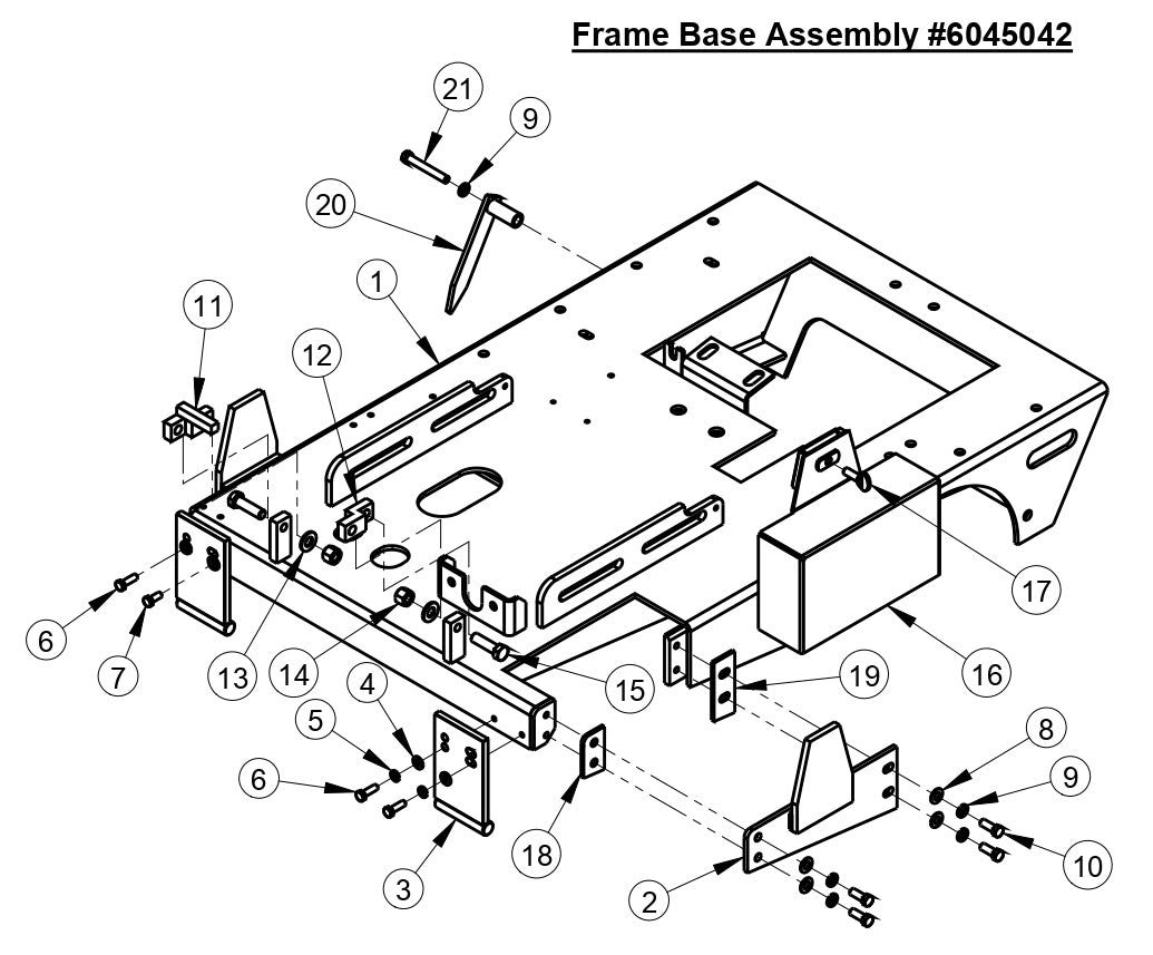 CC4144D Frame Base Assembly