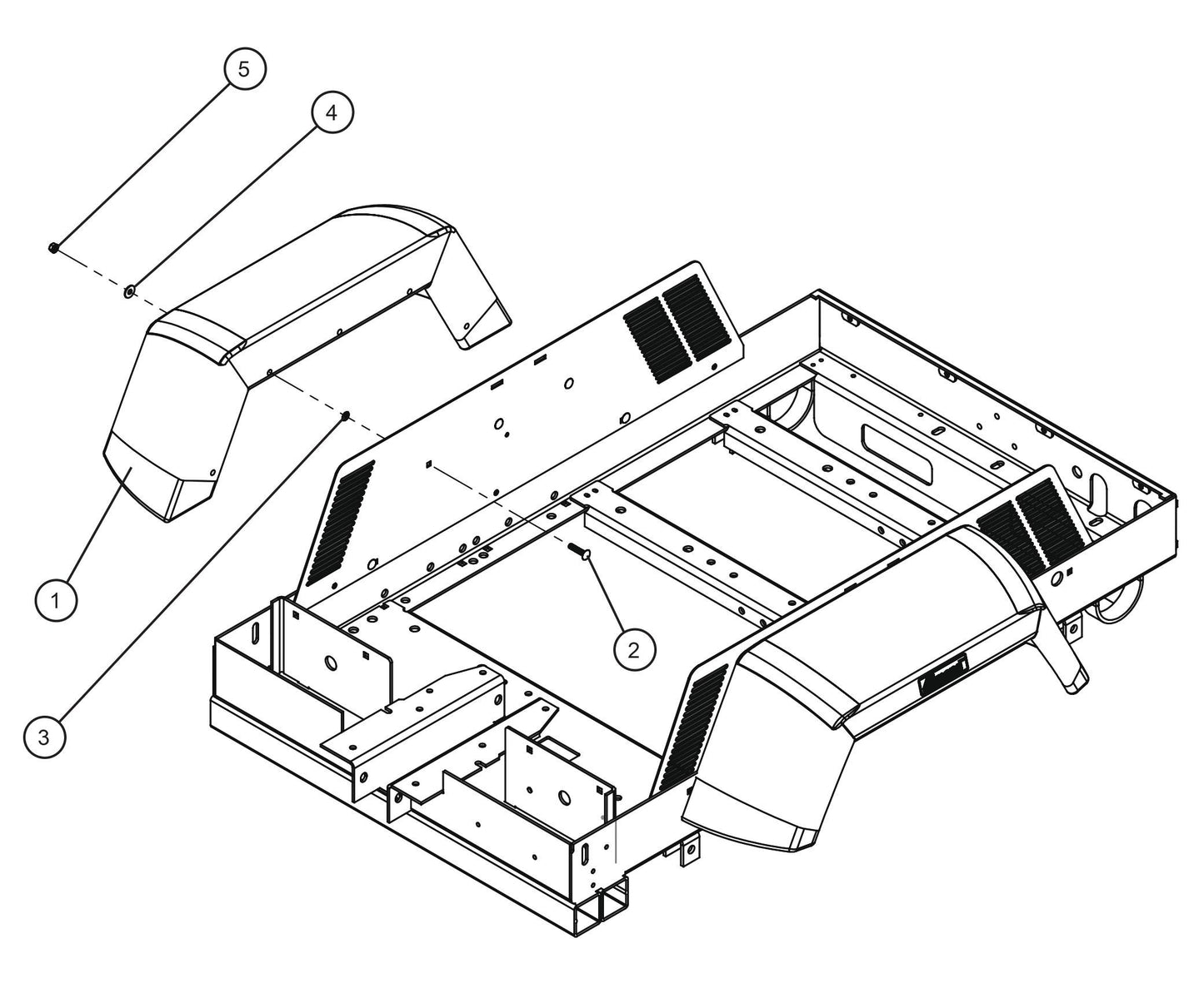CE V-Series Night Lite Pro II Fender Parts By Allmand