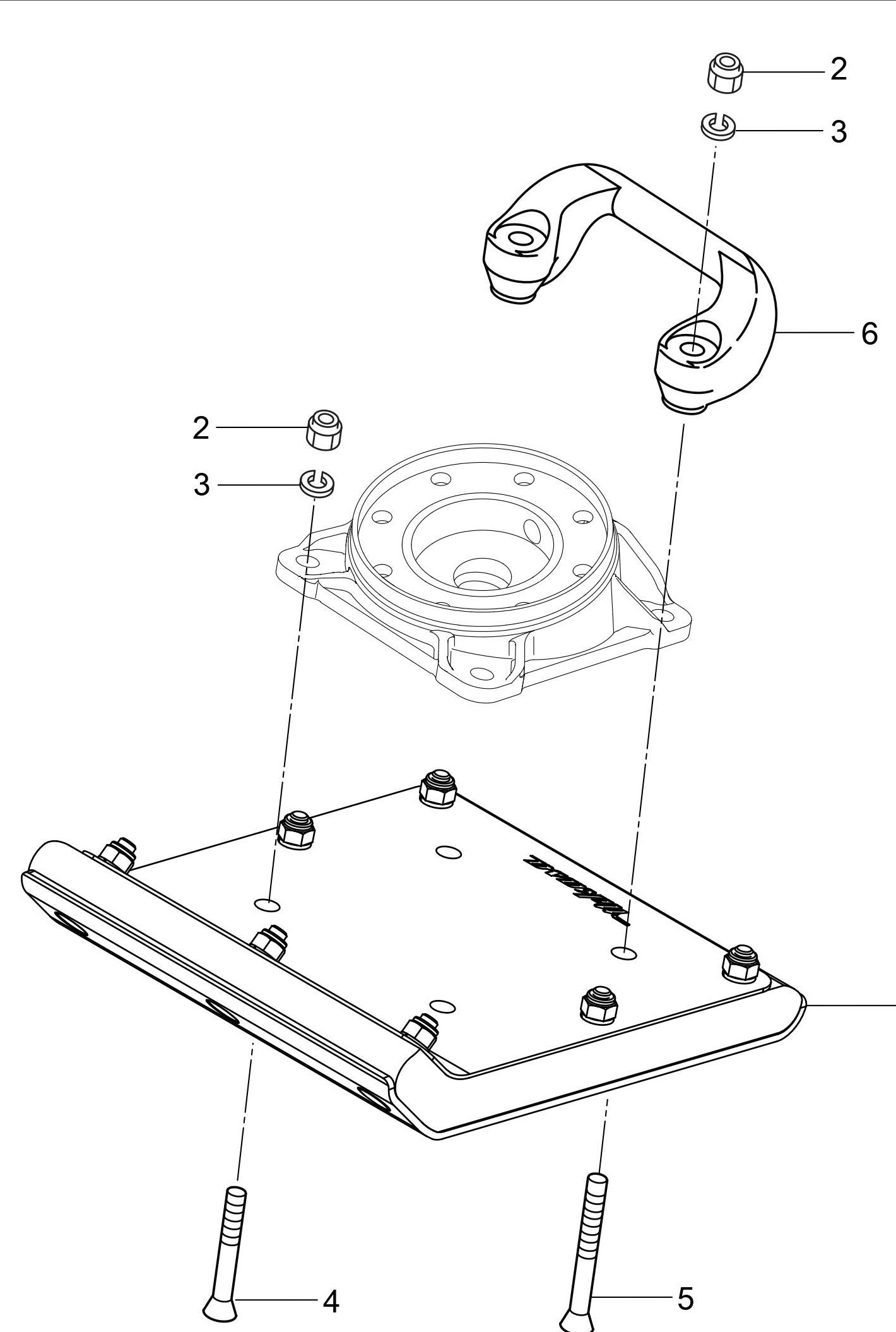 MT77HFR Foot Assembly Parts