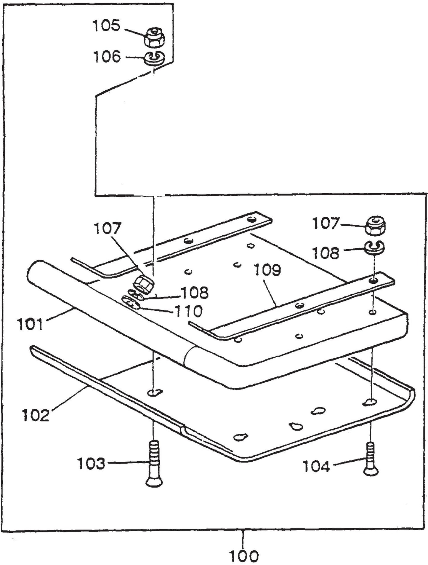 MT62HS Foot Assembly Parts