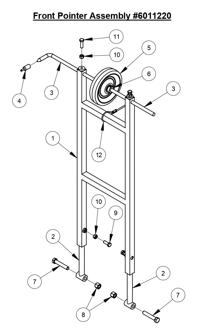 CC3535 Front Pointer Assembly