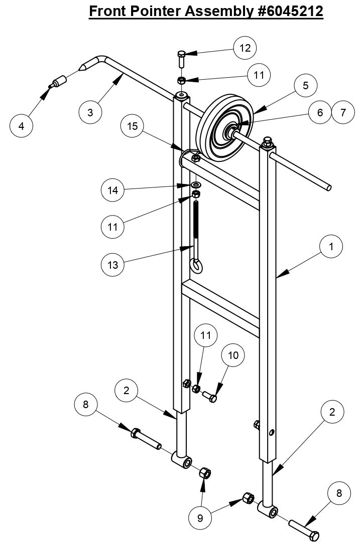 CC4144D Front Pointer Assembly
