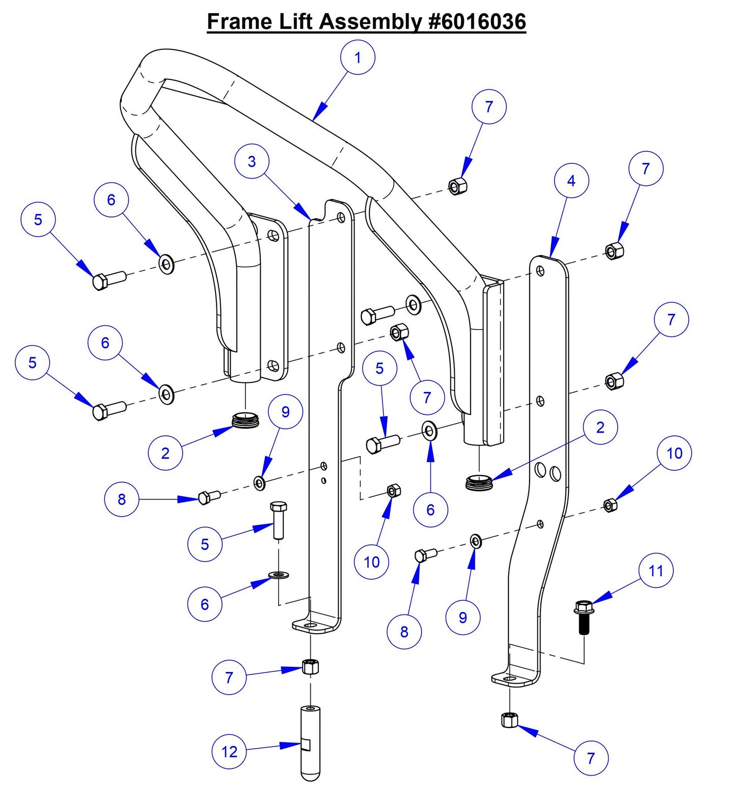 CC9074DK Frame Lift Assembly