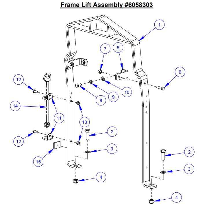 CC5048DCV, CC5048DCV-3 Frame Lift Assembly Parts