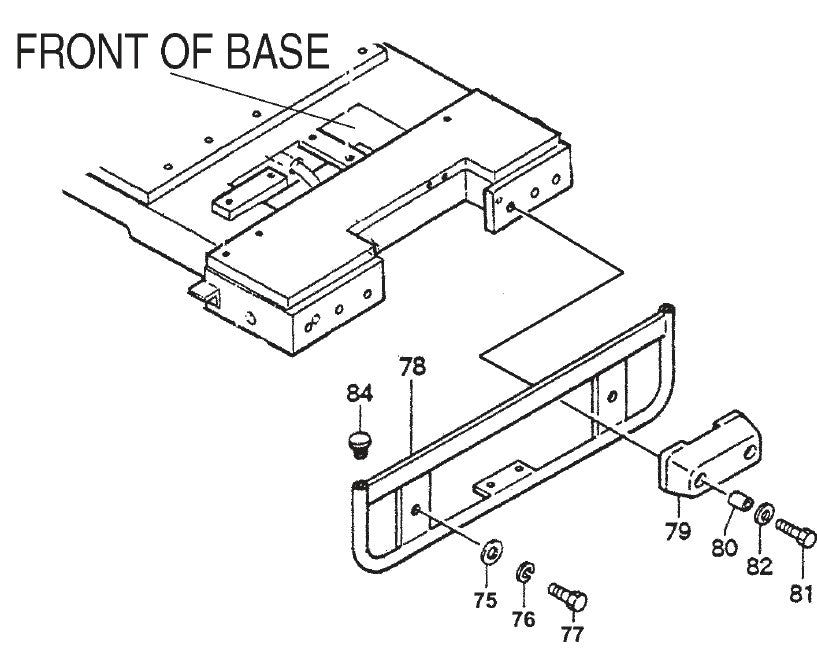 Front Guard Assembly Parts For MRH800GS Vibratory Rollers By Multiquip