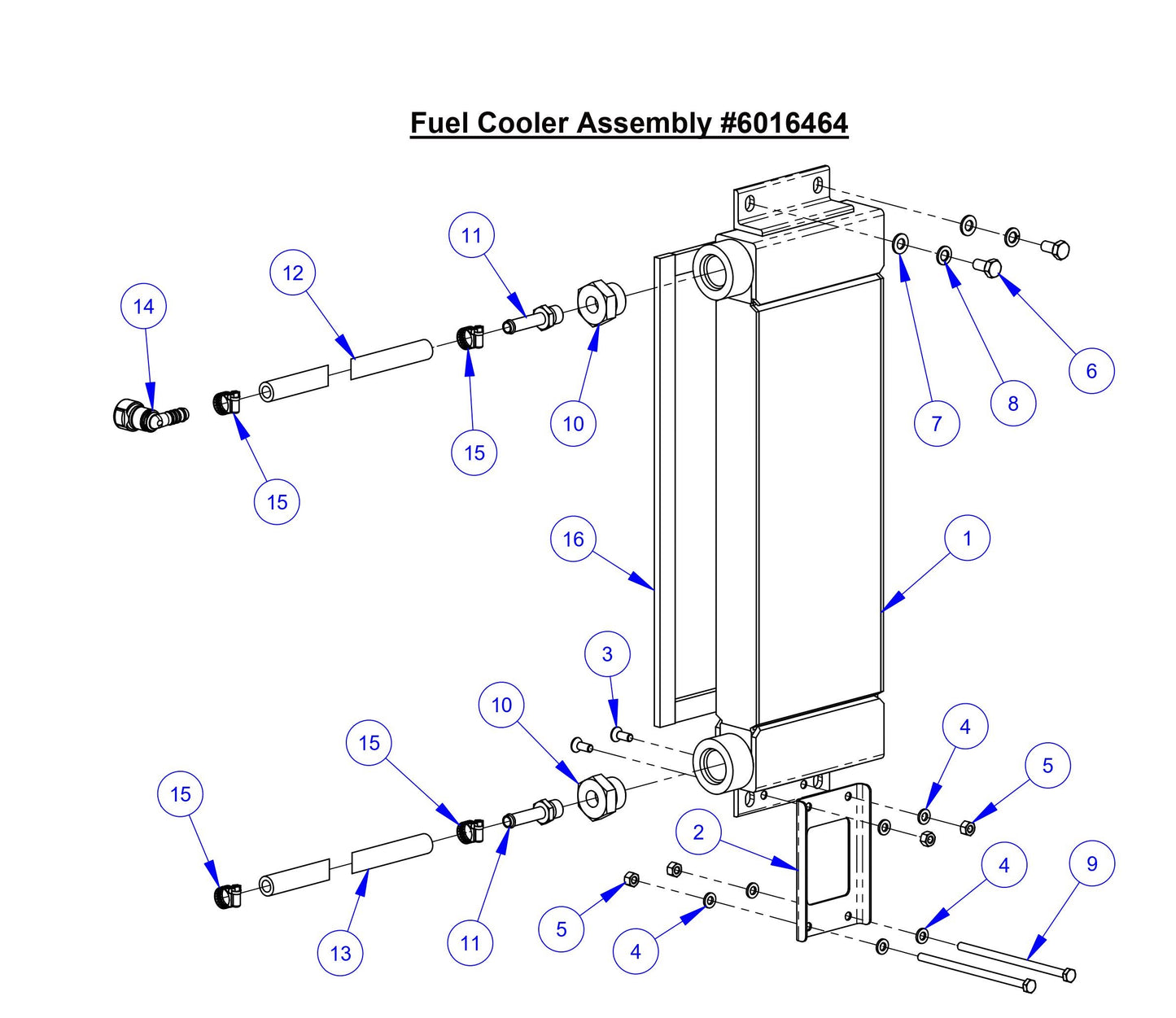 CC8574DD Fuel Cooler Assembly