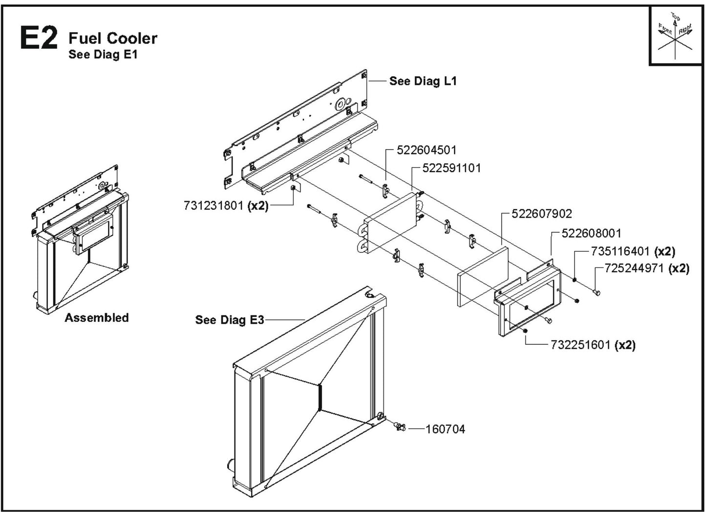 Fuel Cooler Parts For FS6600D By Husqvarna