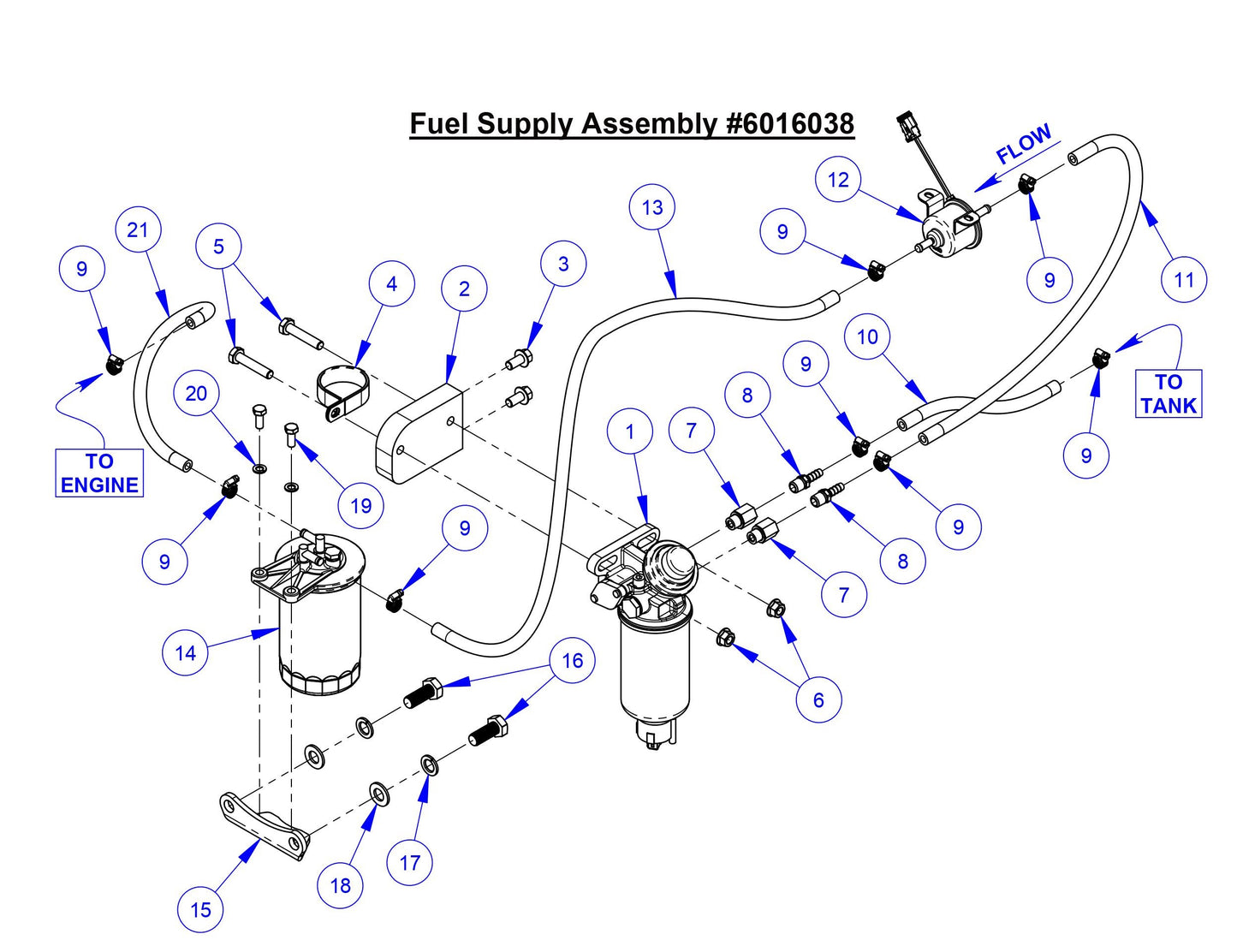 CC9074DK Fuel Supply Assembly