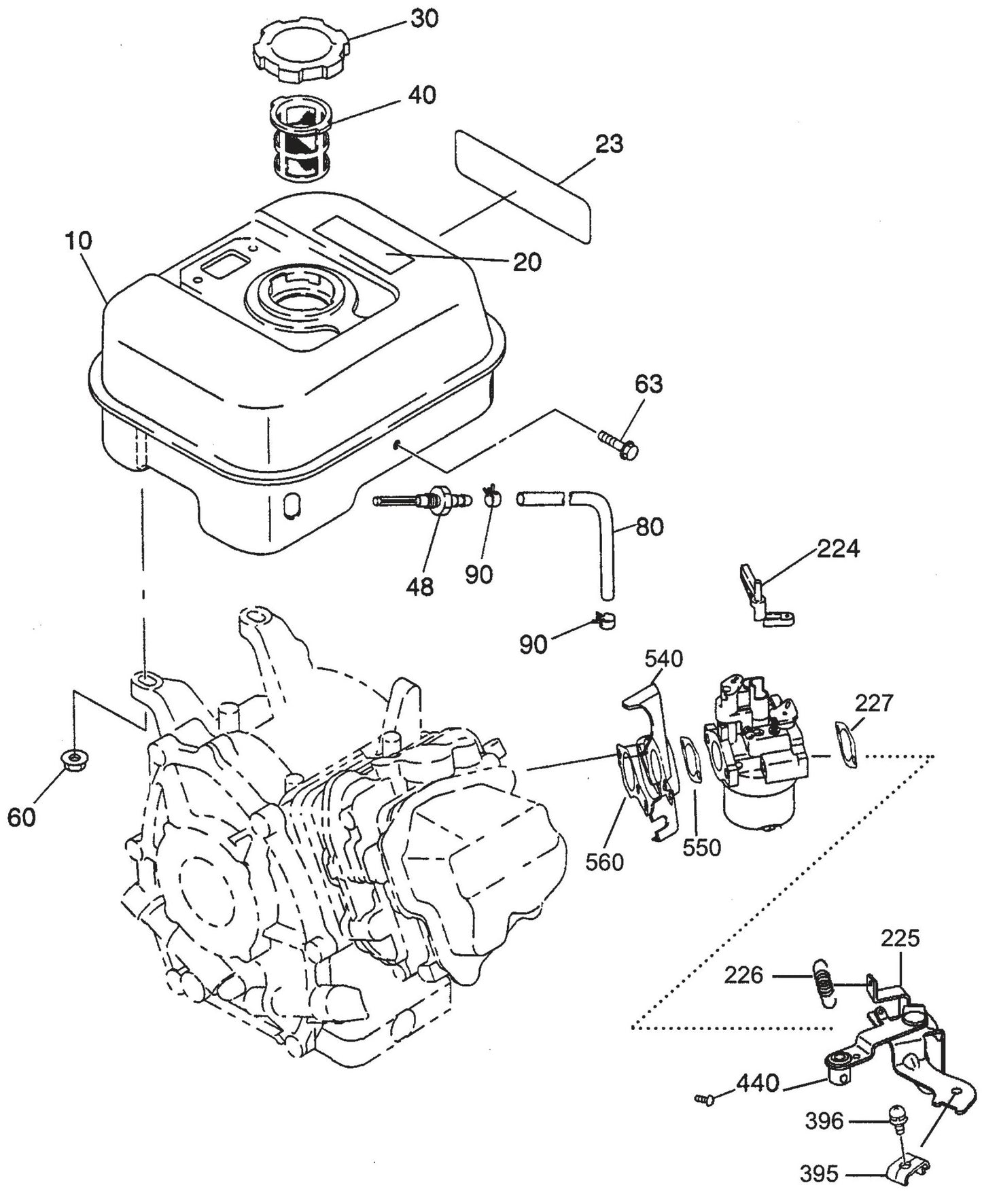 QP2TE ROBIN EX170D50021 Engine Fuel Tank Assembly Parts By Multiquip