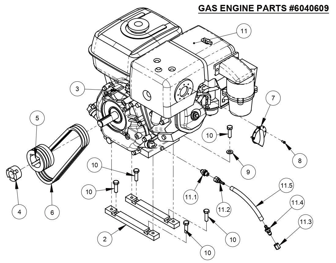 CC1113 Gas Engine Parts