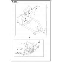 Housing Parts For WS 442 HF By Husqvarna