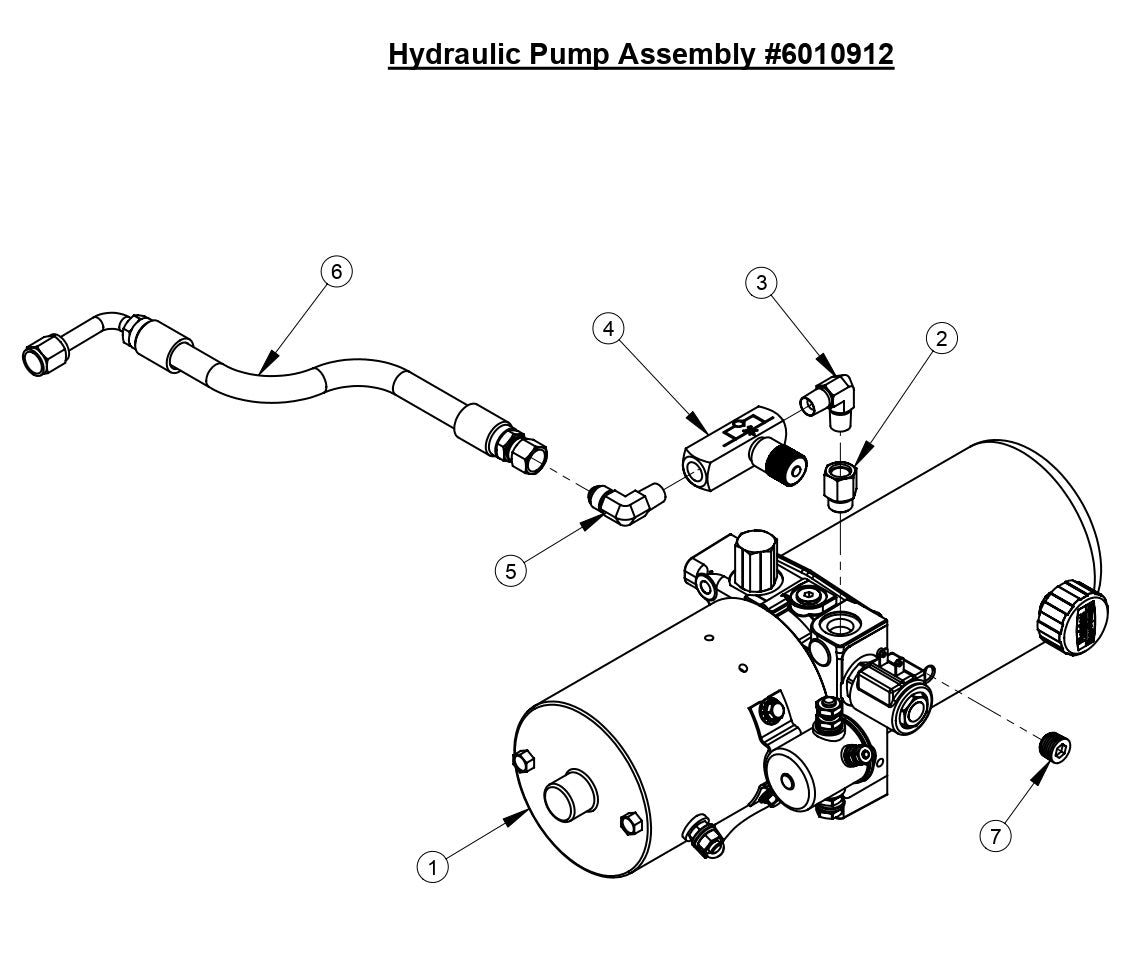 CC6160D Hydraulic Pump Assembly