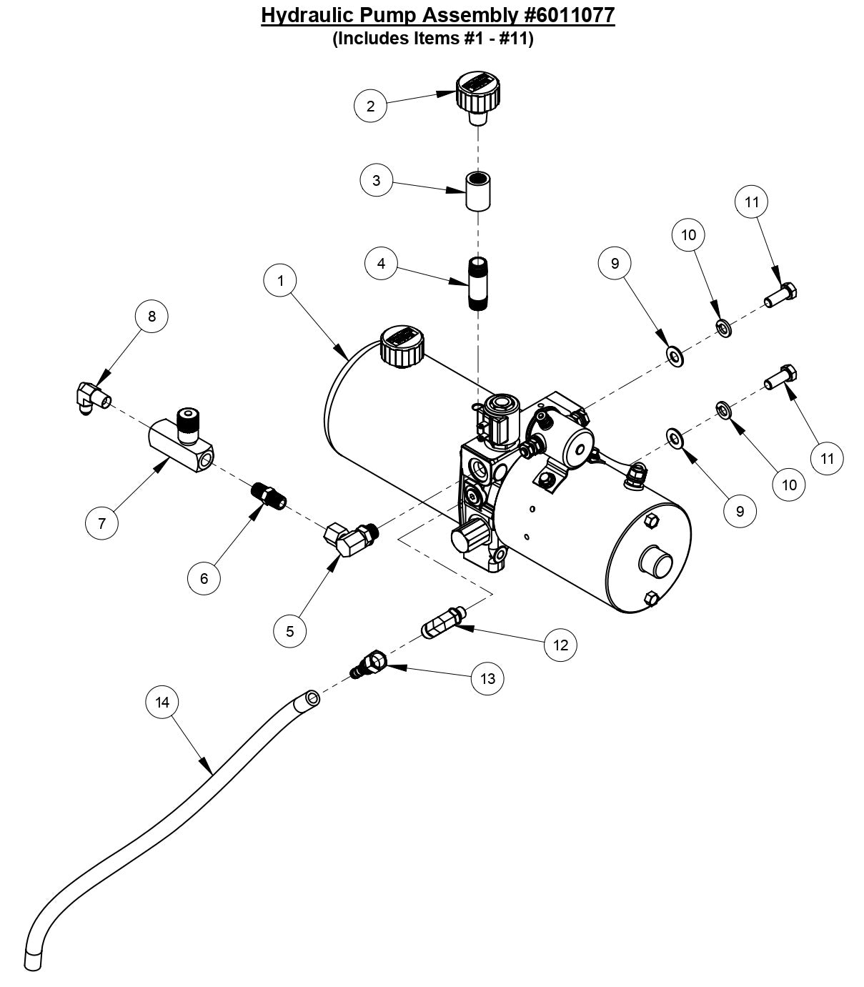 CC3535 Hydraulic Pump Assembly