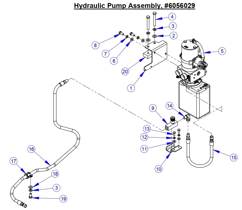 CC5555GK Hydraulic Pump Assembly
