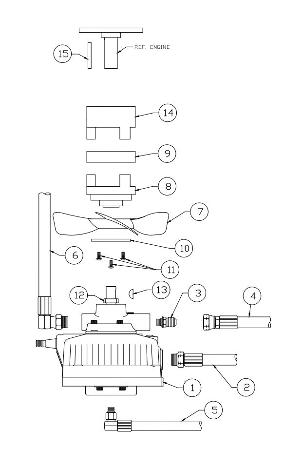 AW16-K, AW16-H, AW16-P Hydraulic Motor Assembly Parts By Allen Engineering