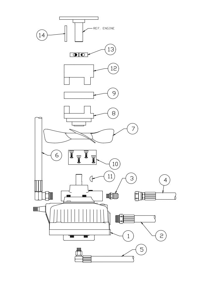 AW21-K, AW21-H Hydraulic Motor Assembly Parts By Allen Engineering