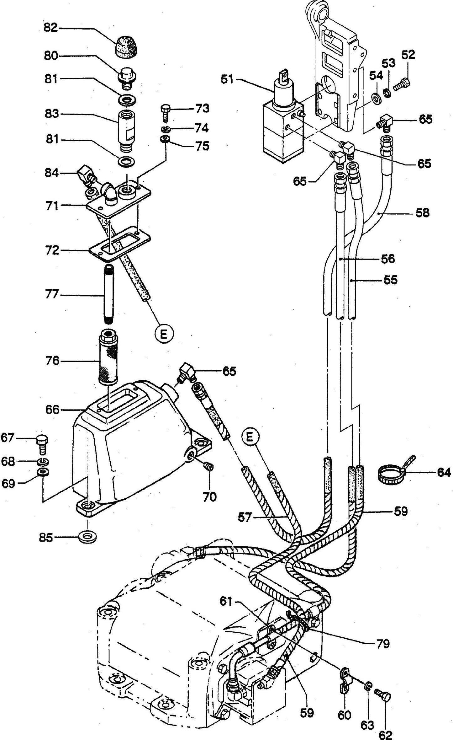 MVH402GHB Hydraulic System Assembly Parts